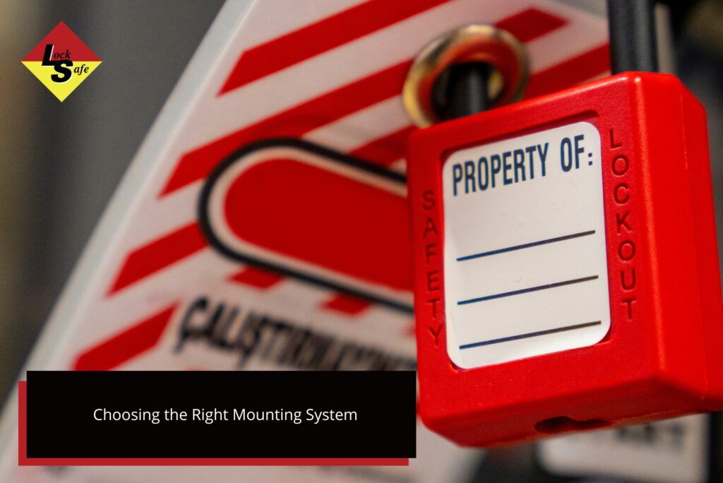 Mounted Lockout Tagout station in Australian industrial facility